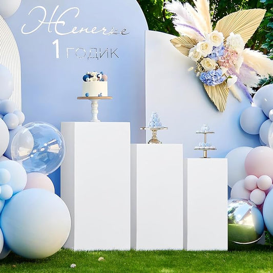 3 PCs-Set Metal Square Stand