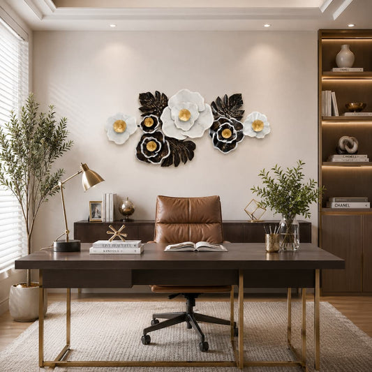handcrafted vintage metal wall decor
