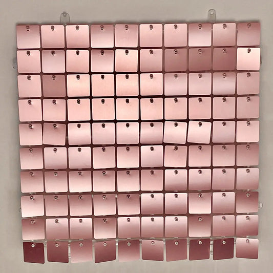 Light Matte Rose Gold Shimmer Wall