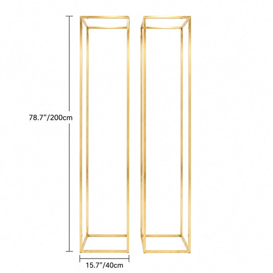 80" Tall Square Floral Backdrop Stand