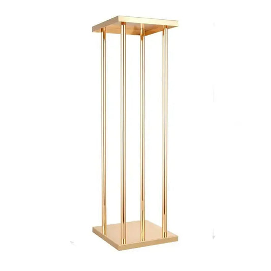 Heavy Duty Electroplated Gold Wedding Flower Stands