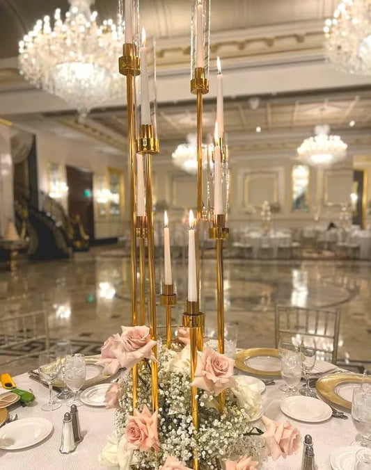 Gold Metal Candelabra