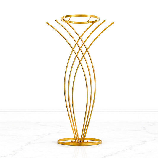 Gold Mermaid-Shaped Table Floral Stand