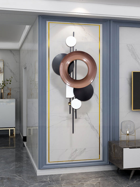 Geometric Metal Wall Art Contemporary Home Decor