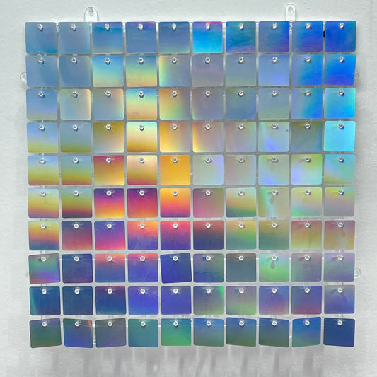 Dreamy Silver Shimmer Wall