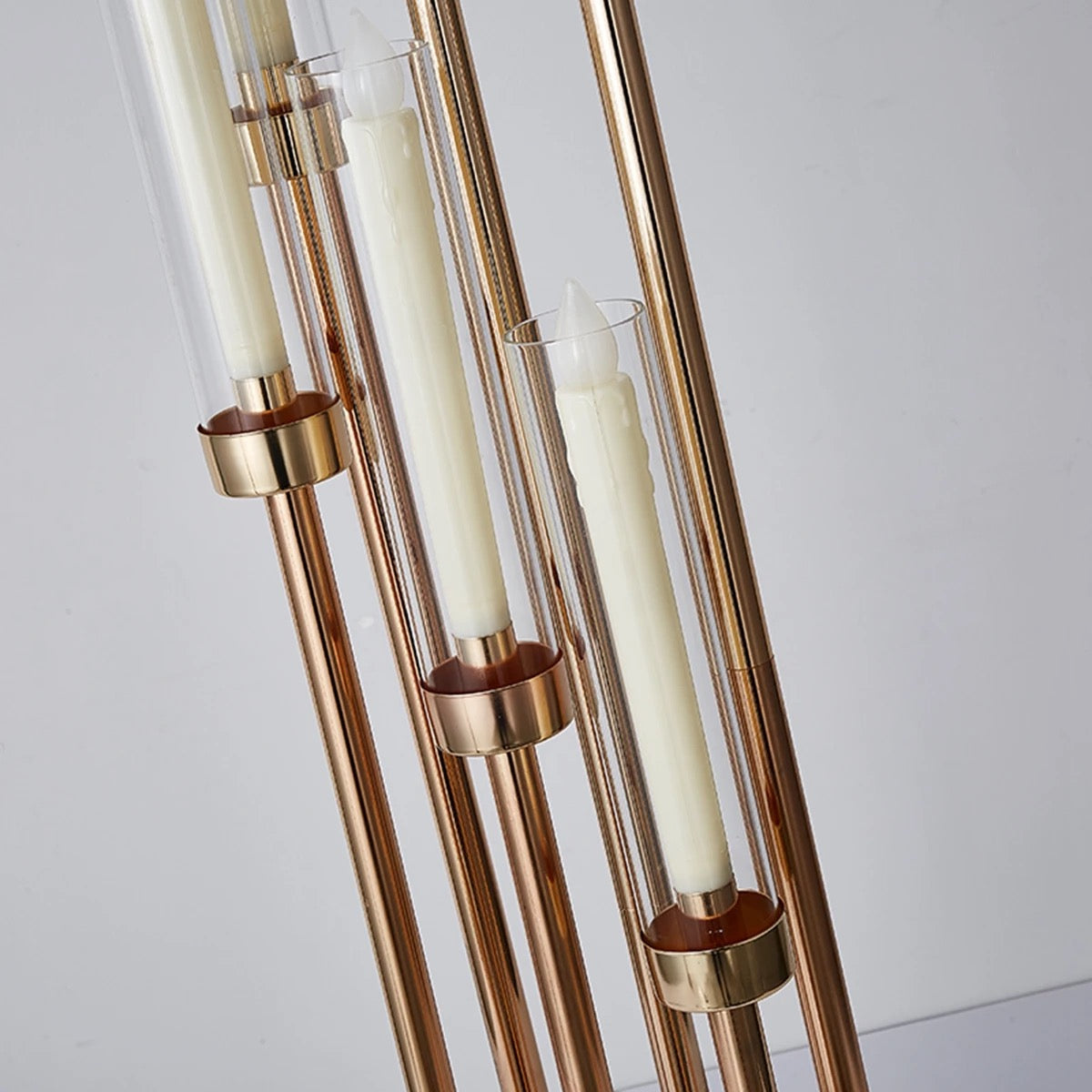  Gold Metal Cluster Candelabra