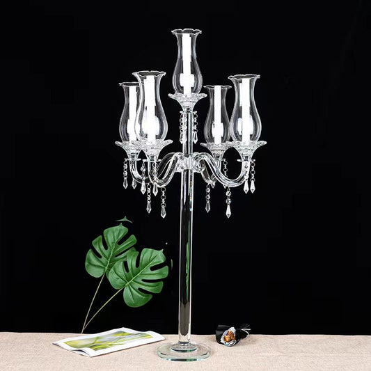 Crystal Glass Candelabra