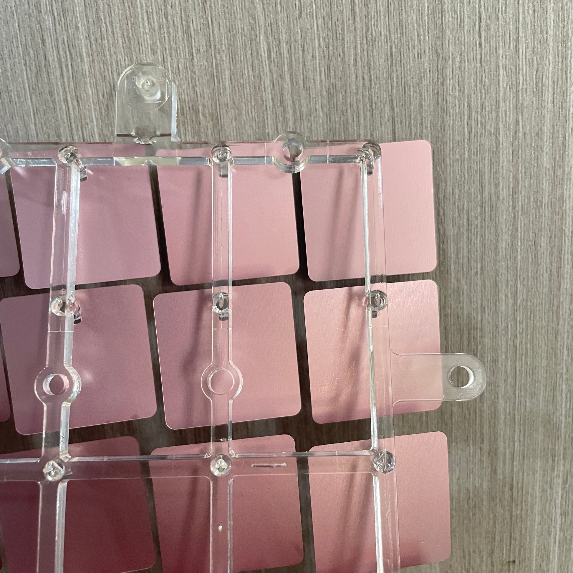 Light Matte Rose Gold Shimmer Wall