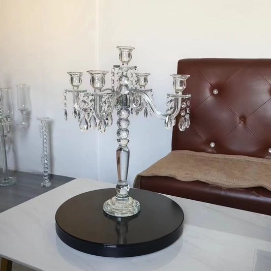 Crystal glass Party Candle Holders