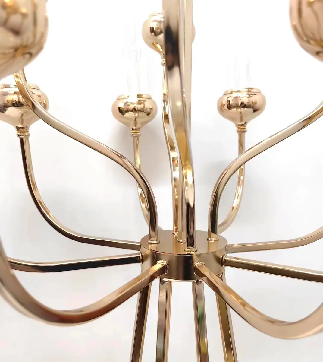 13 Arms Gold Metal Cluster andelabra 