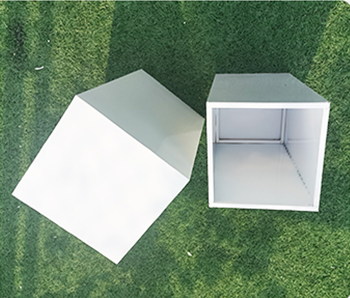 3 PCs-Set Metal Square Stand