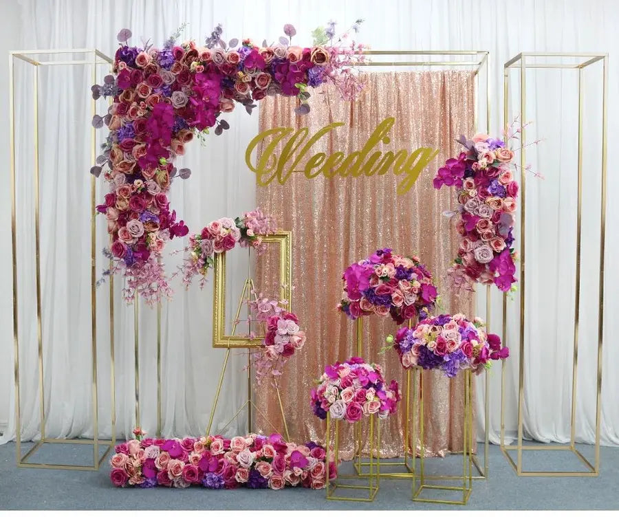 80" Tall Square Floral Backdrop Stand