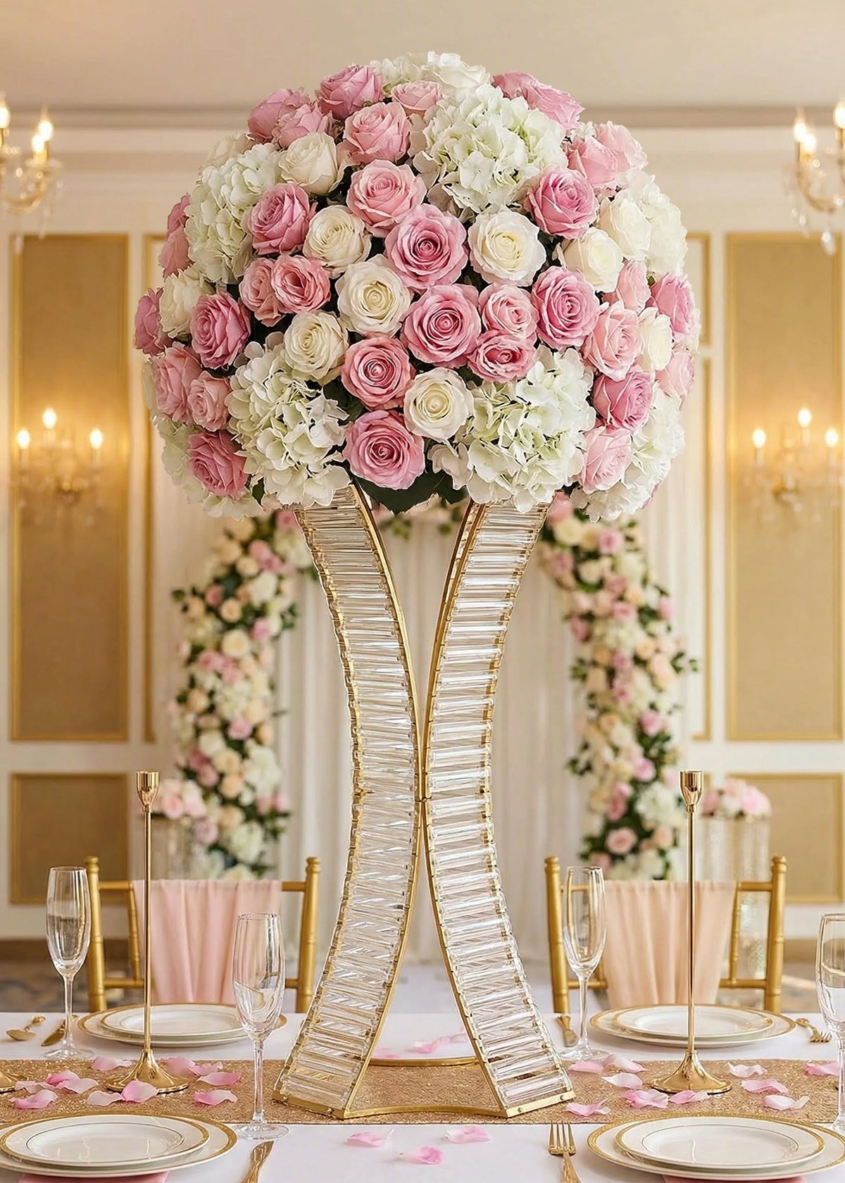 Slim Waist Party Flower Stand