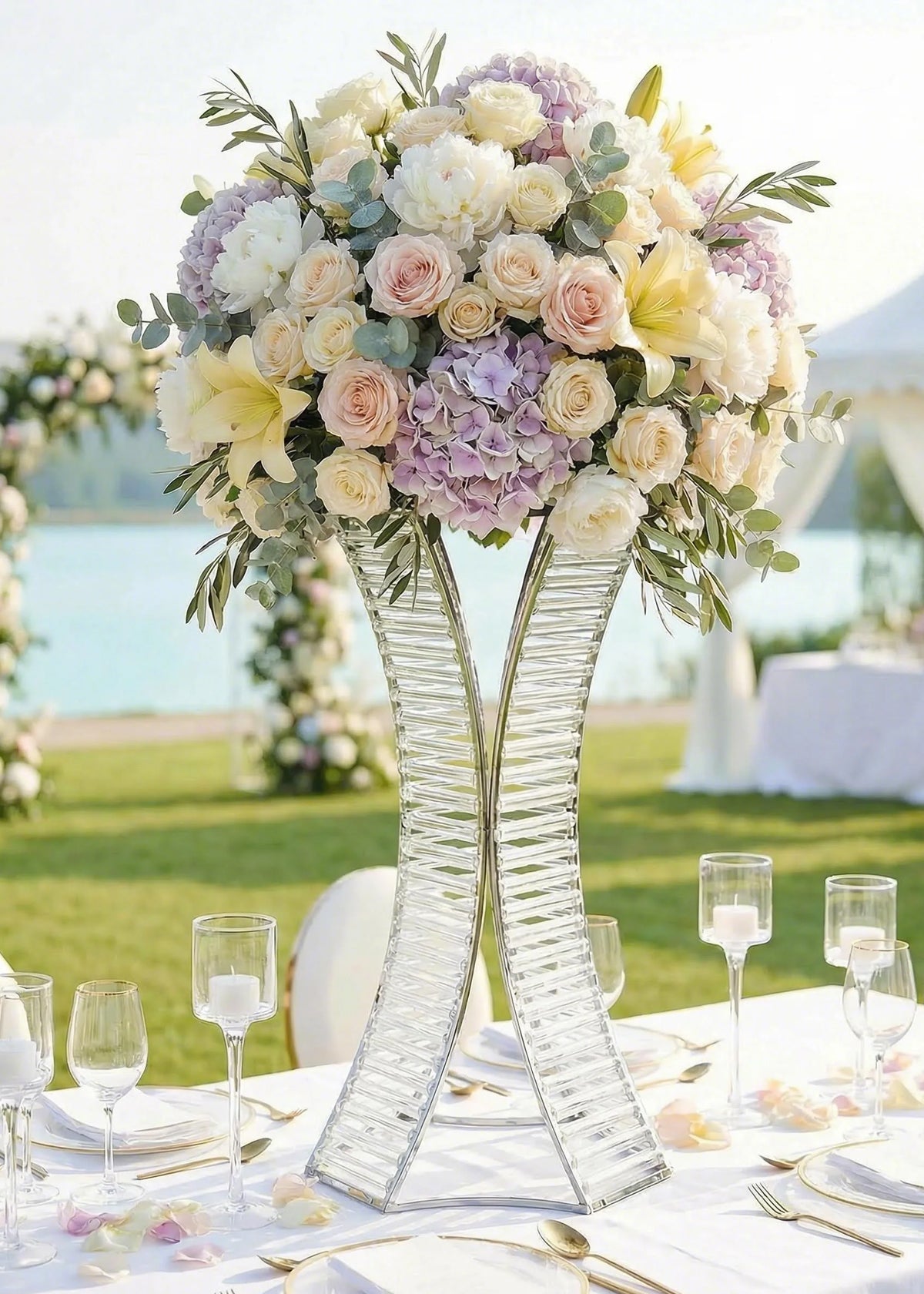 Slim Waist Party Flower Stand