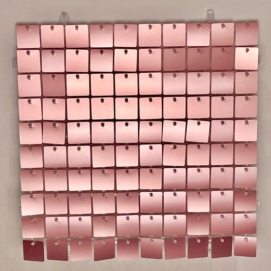 Light Matte Rose Gold Shimmer Wall