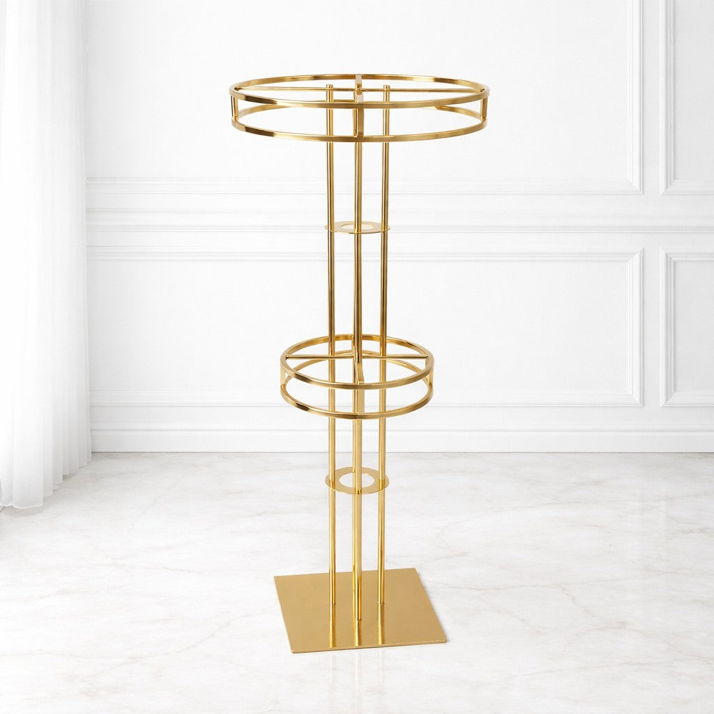 48" Round Gold Wedding Vases Centerpieces