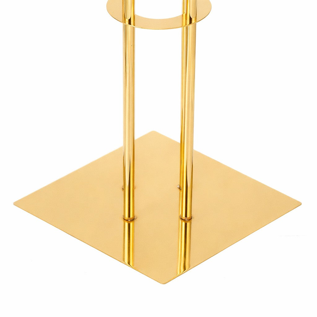 48" Round Gold Wedding Vases Centerpieces