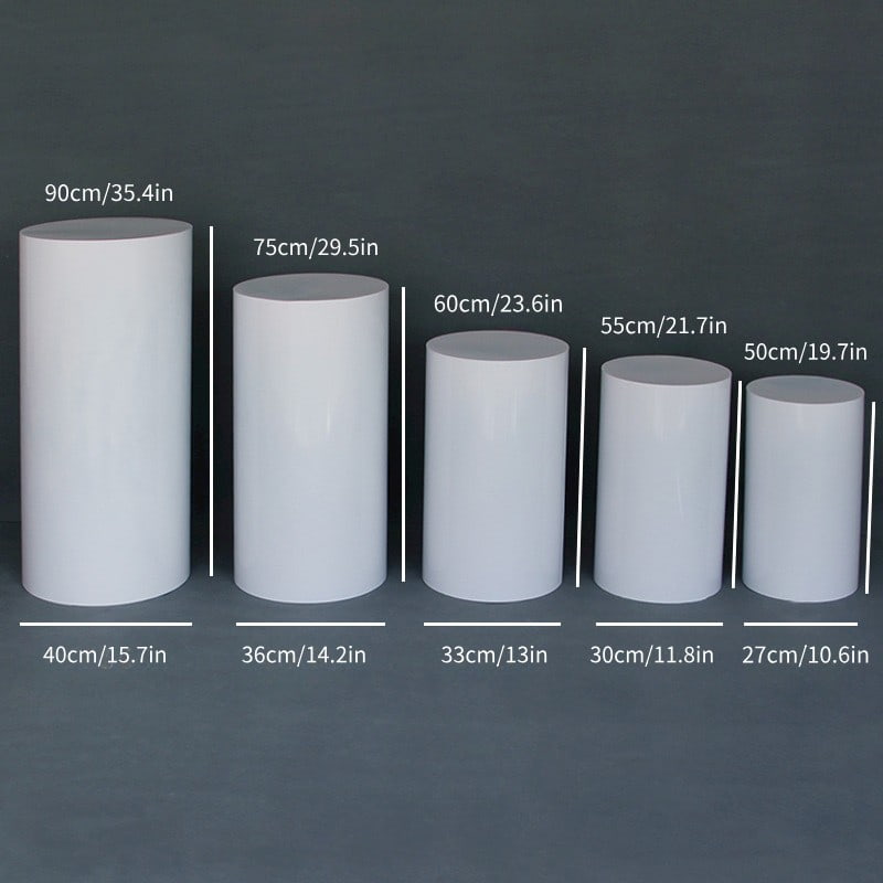 5 PCs Set Metal Stable Durable Cylinder Size