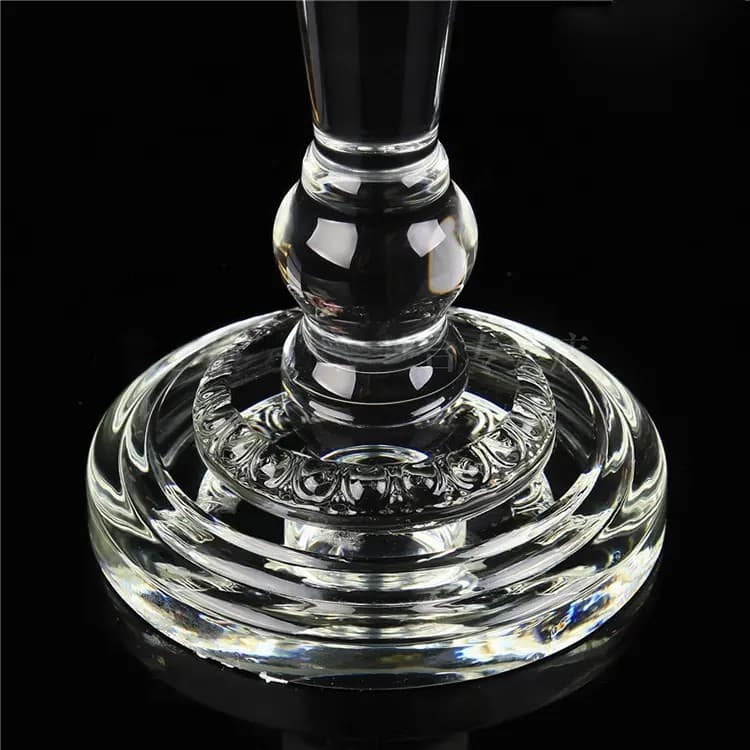 5 Arm 20" Crystal glass Party Candle Holders