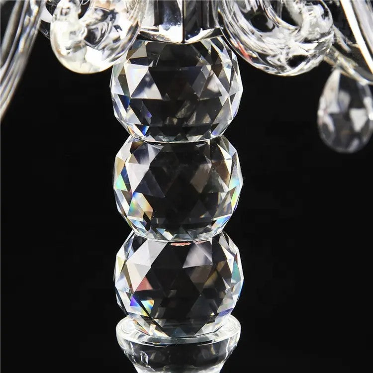 Crystal glass Party Candle Holders