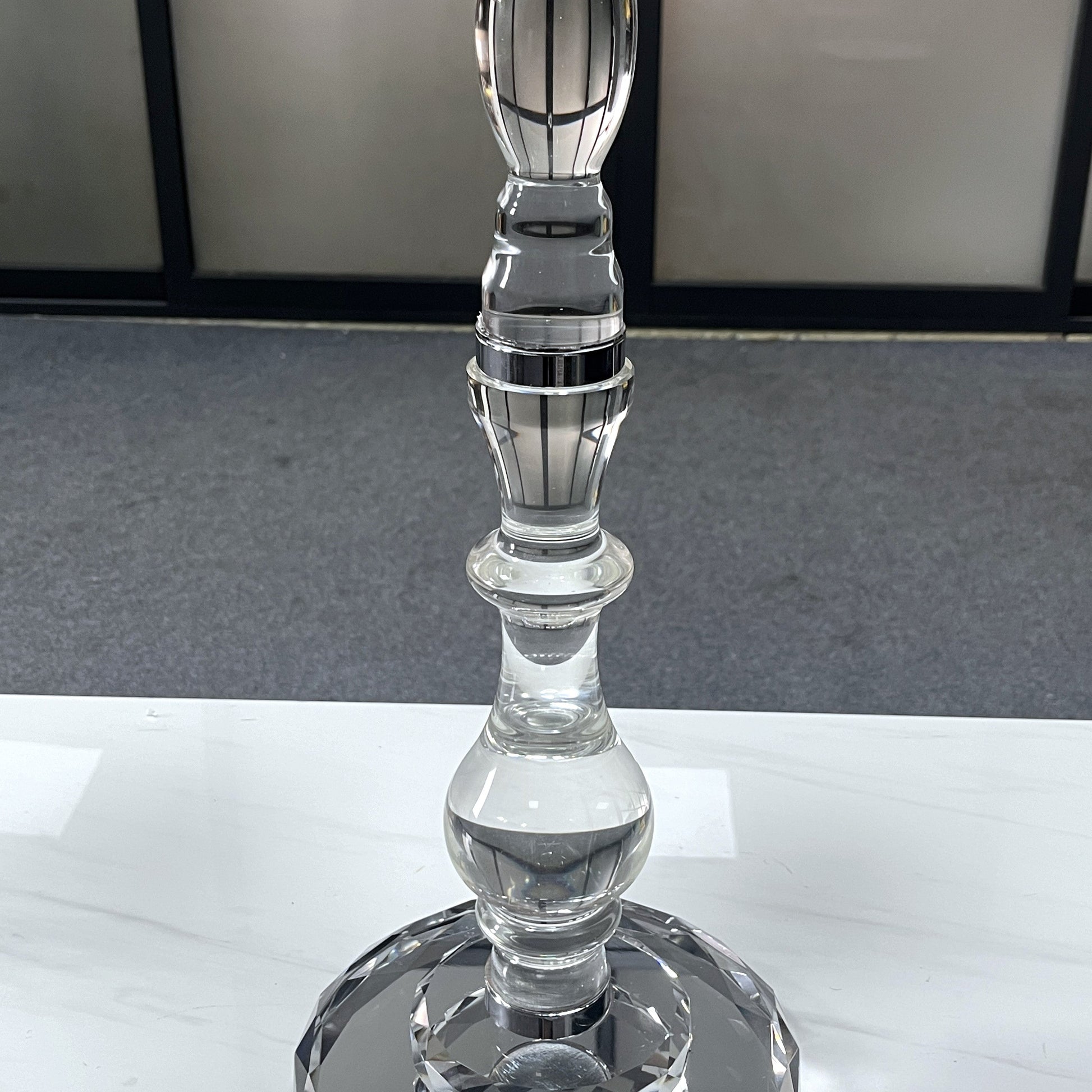 Crystal Glass Candelabra Party Candle Holders