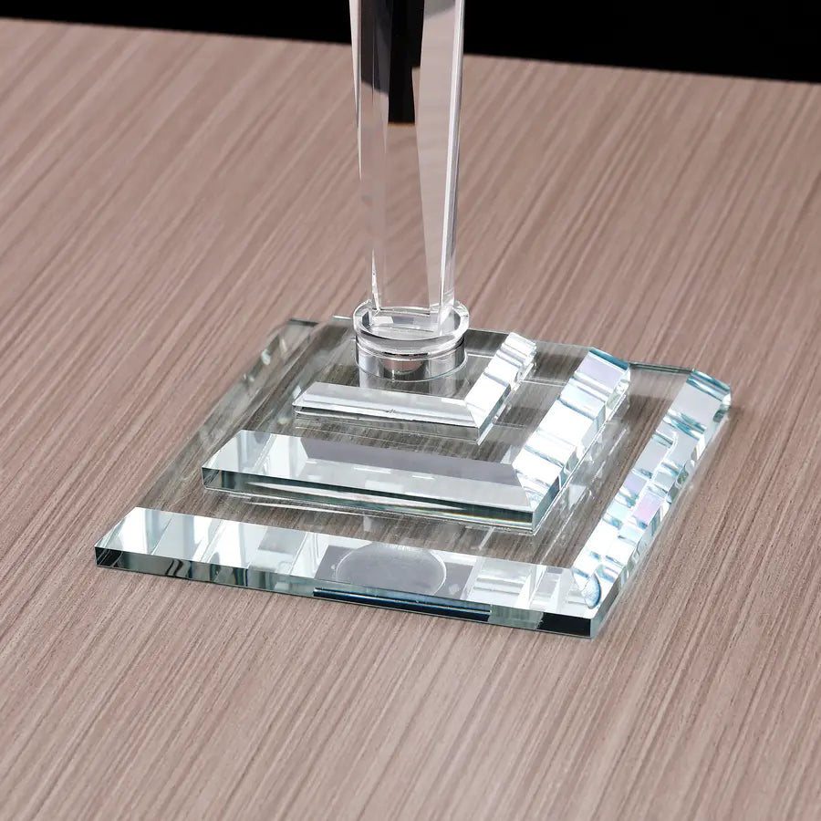 5 Arm 40" Crystal Glass Candelabra Tabletop Centerpieces