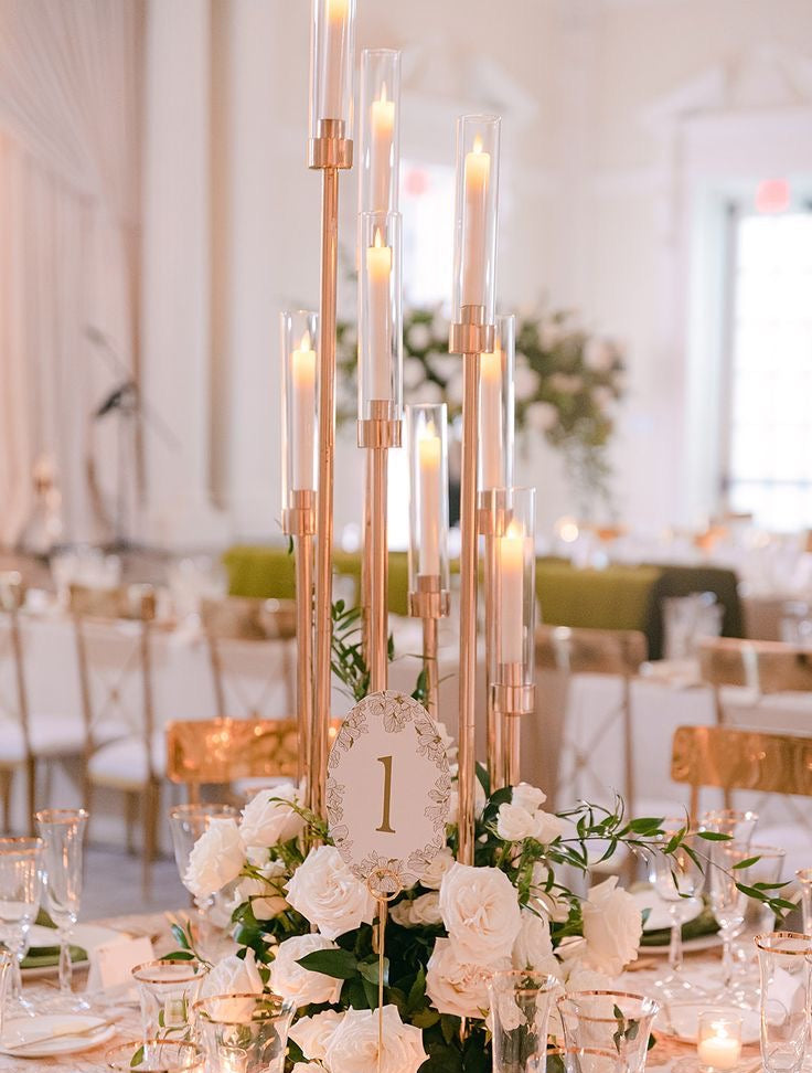 Gold Metal Candelabra