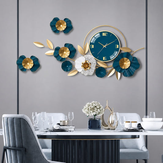 Contemporary Stainless Steel Wall Clock