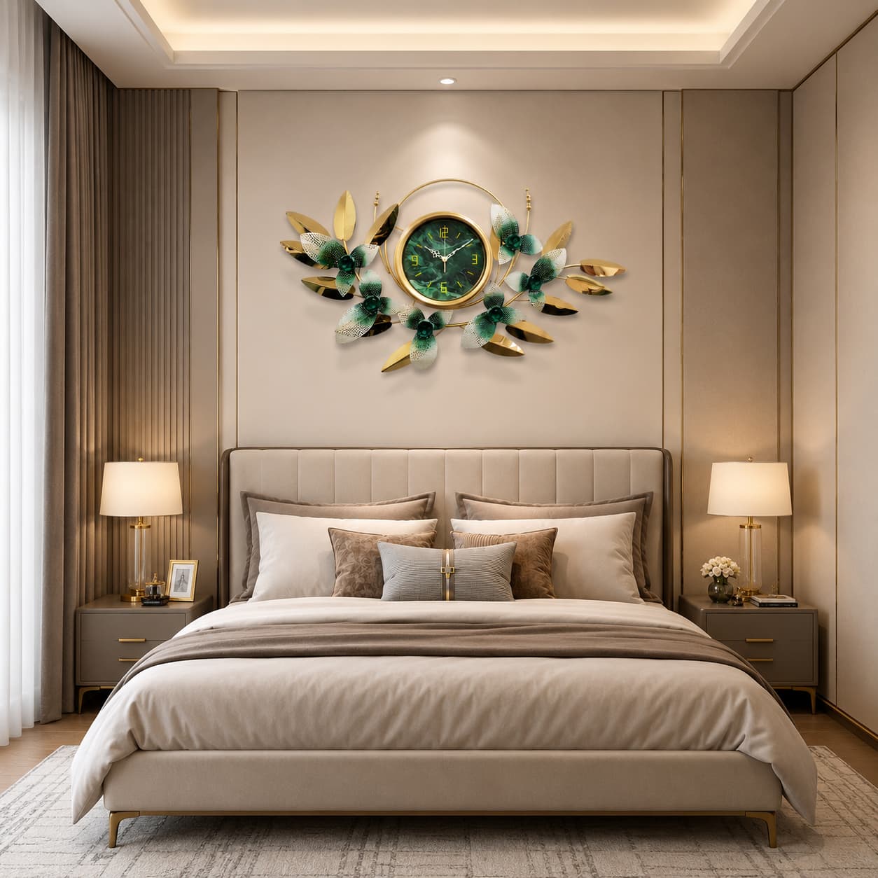 Modern Creative Stainless Steel Wall Clock