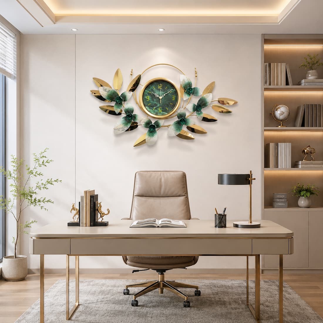Modern Creative Stainless Steel Wall Clock