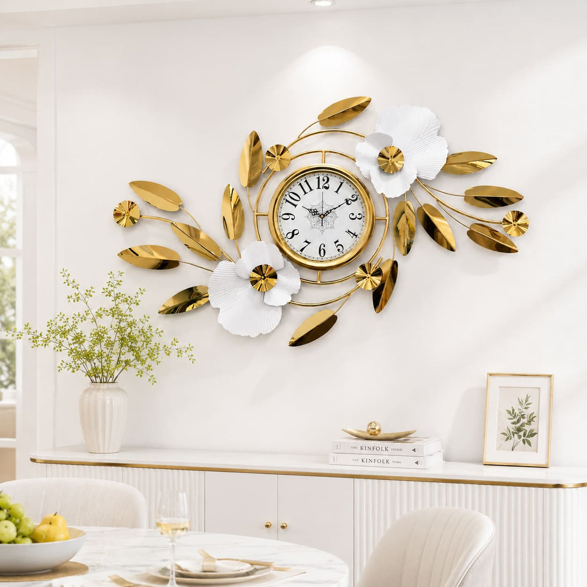 Modern Creative Stainless Steel Wall Clock