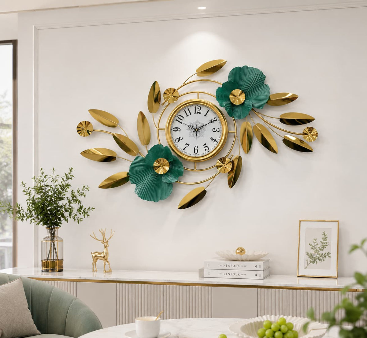 Modern Creative Stainless Steel Wall Clock