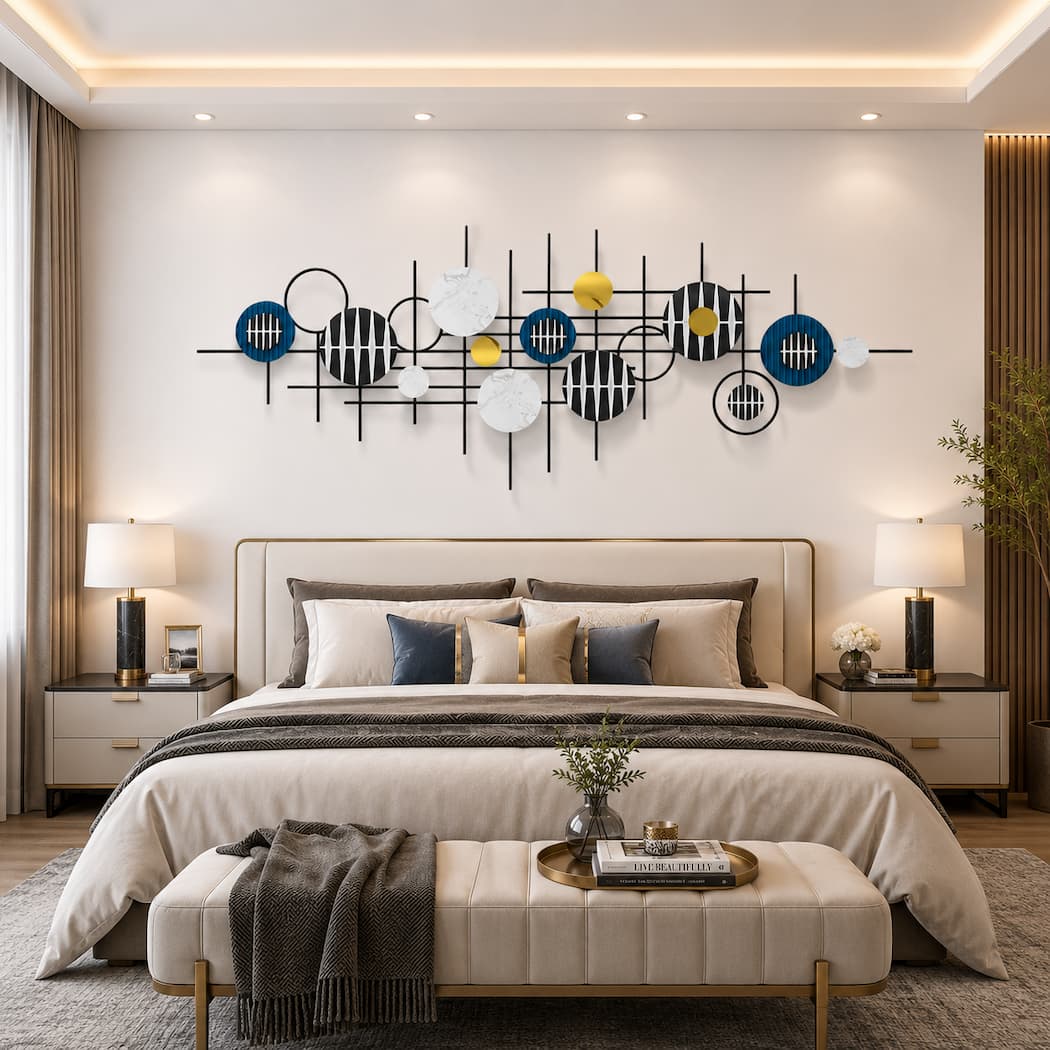 Abstract Modern Geometric 3D Wall Accent Home Decor