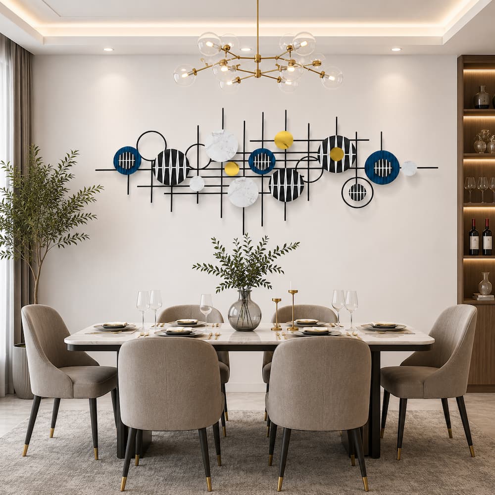 Abstract Modern Geometric 3D Wall Accent Home Decor
