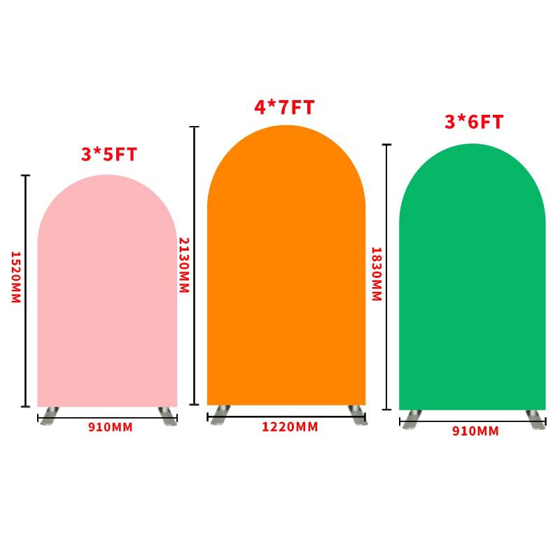 3Pcs Aluminum Alloy Backdrop Stand Size