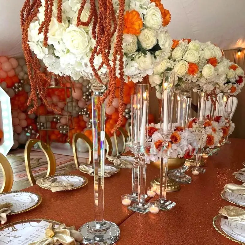 Crystal Table Floral Stand