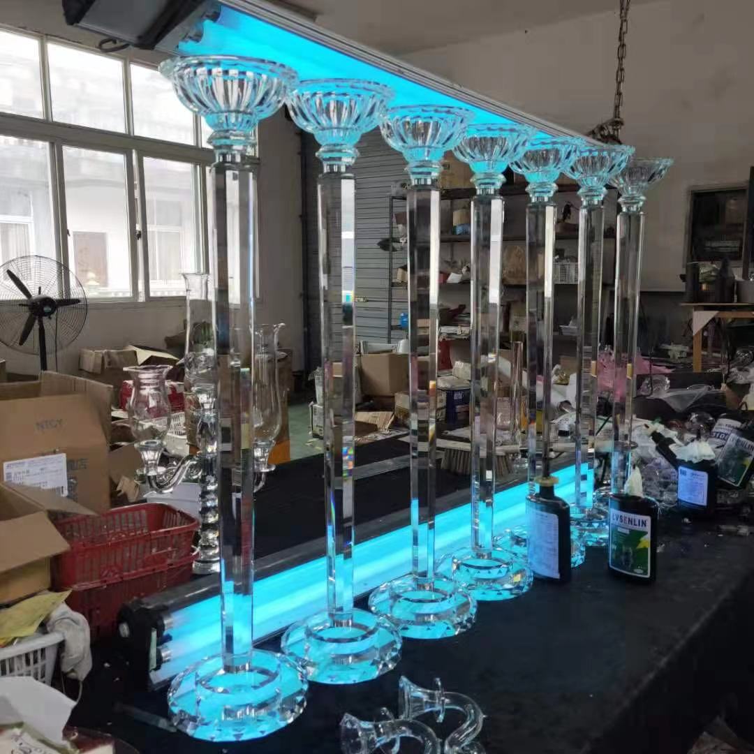 Crystal Table Floral Stand