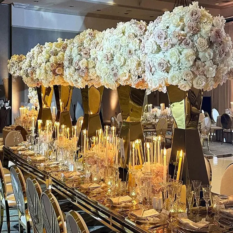 Mirror Stainless Steel Floral Stands  