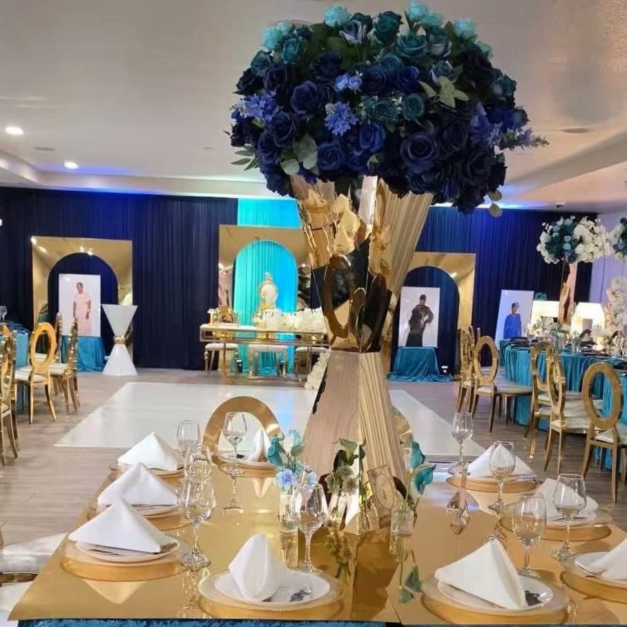 Mirror Stainless Steel Floral Stands