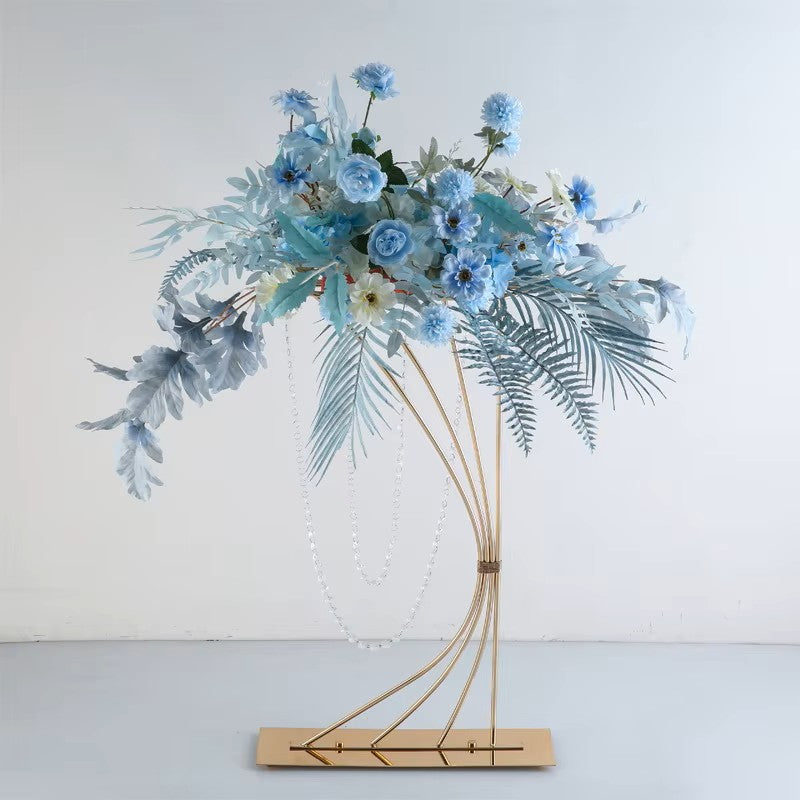 Table Floral Stand With Clear Pendant