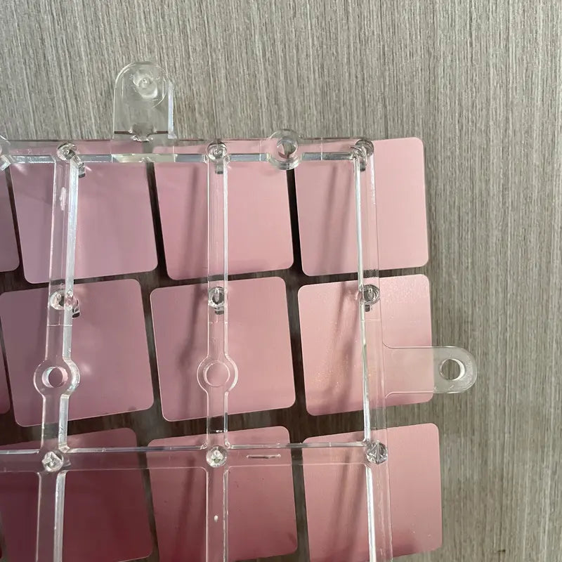 Light Matte Rose Gold Shimmer Wall