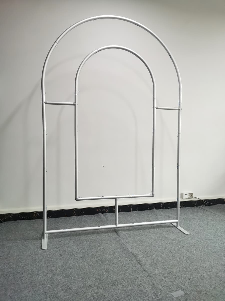 Aluminum Open Wall Arched Stand