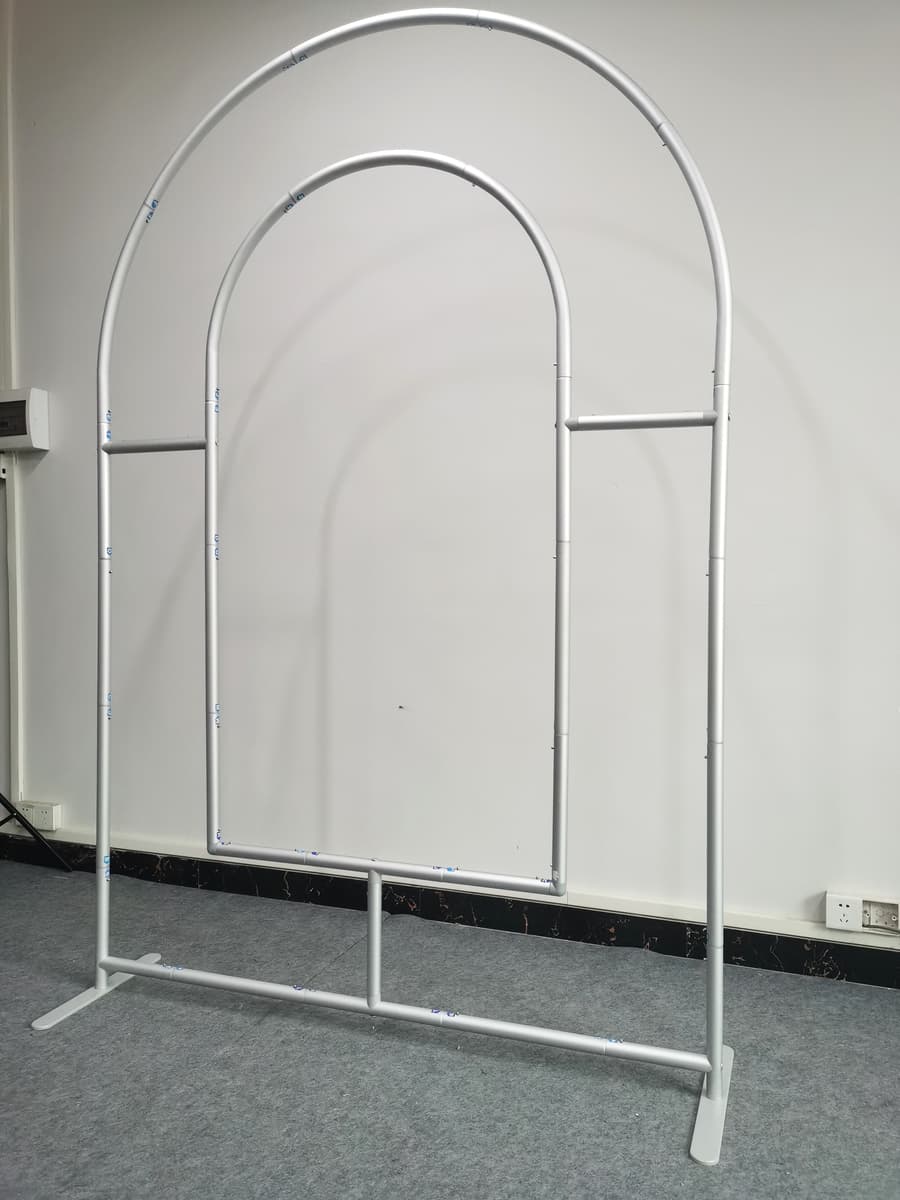 Aluminum Open Wall Arched Stand
