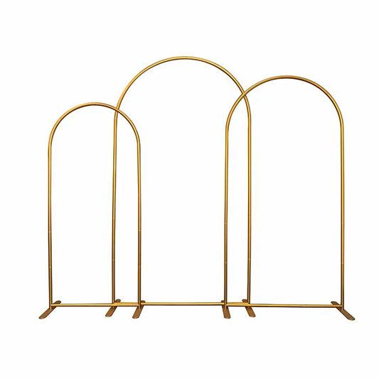 Gold Aluminum Alloy Party Backdrop Stand