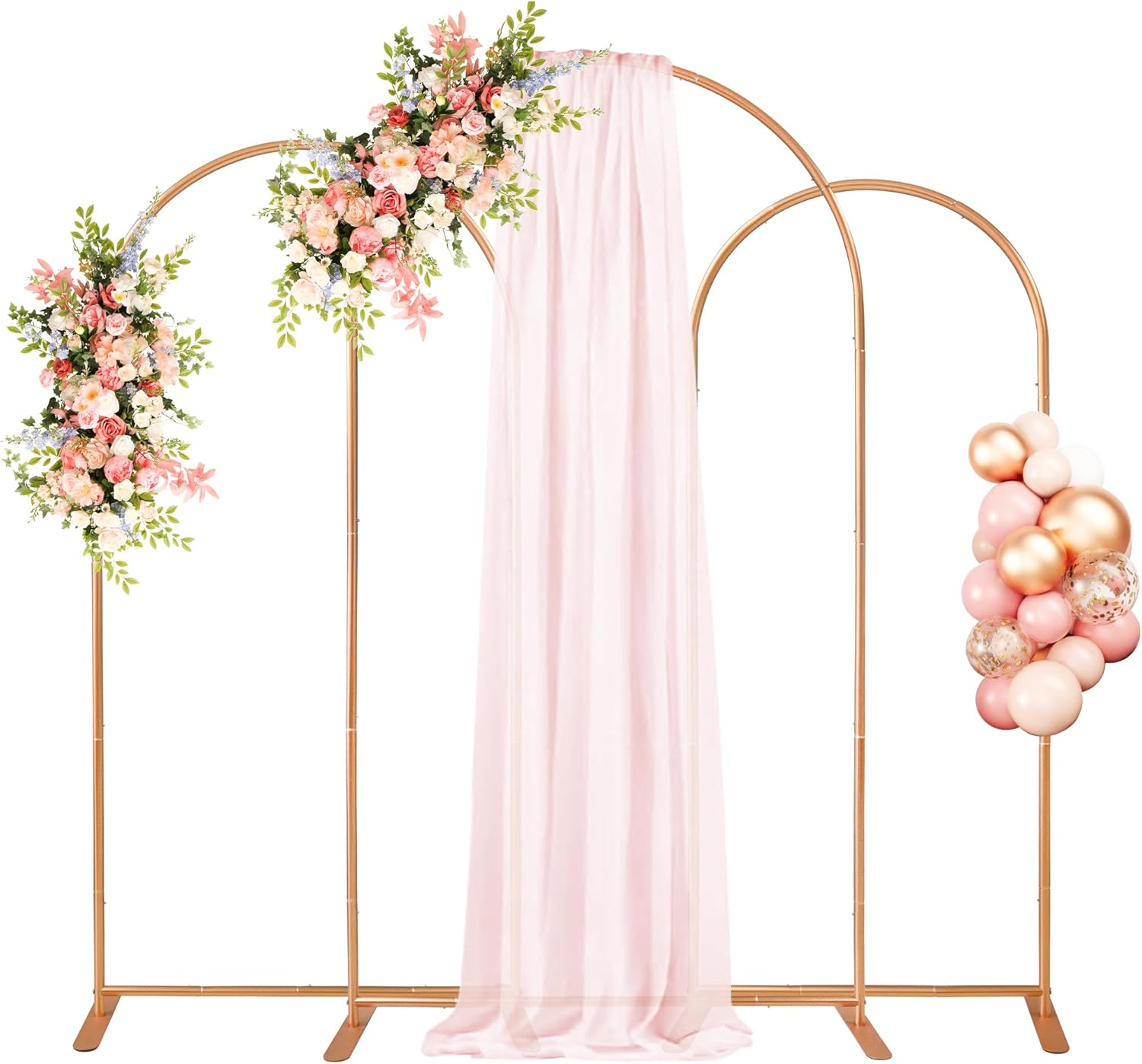  Gold Aluminum Alloy Party Backdrop Stand