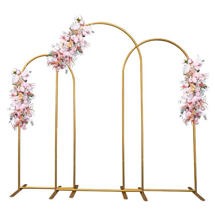 Gold Aluminum Alloy Party Backdrop Stand