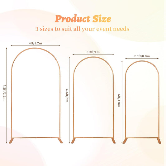  Gold Aluminum Alloy Party Backdrop Stand