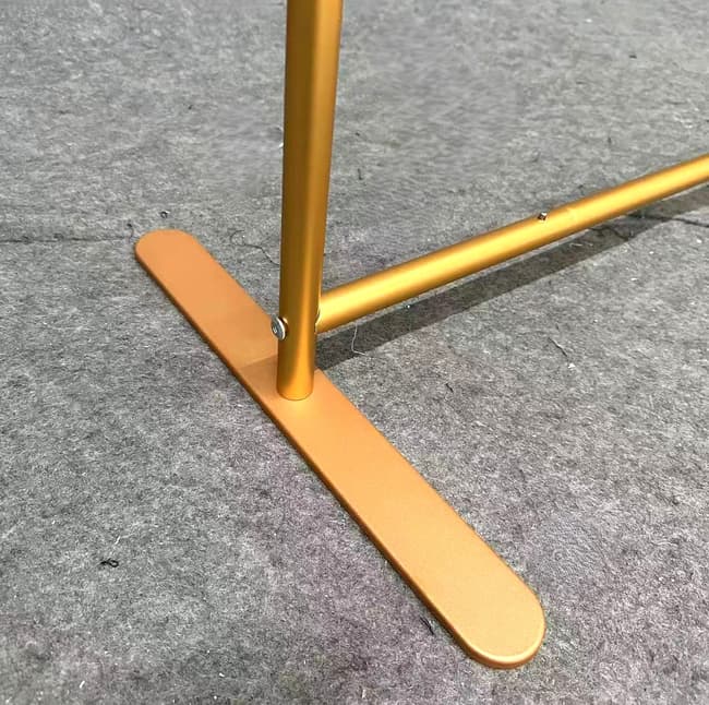 Gold Aluminum Alloy Party Backdrop Stand
