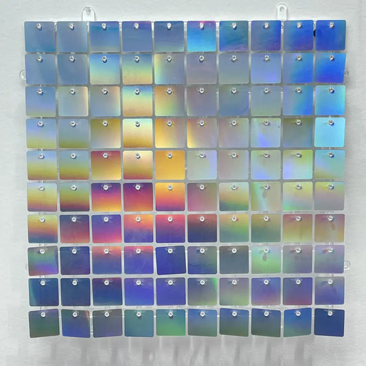 Dreamy Silver Shimmer Wall