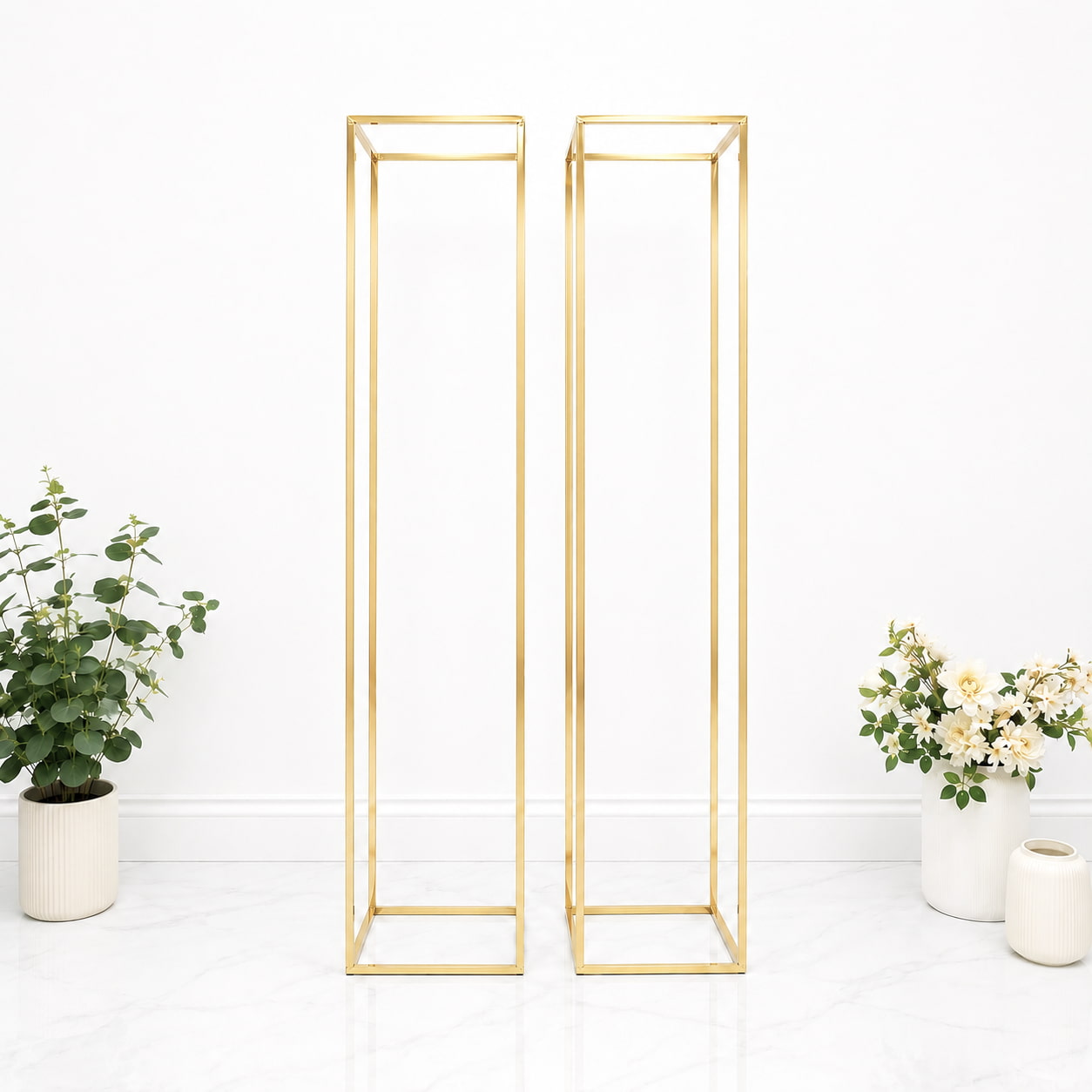 80" Tall Square Floral Backdrop Stand